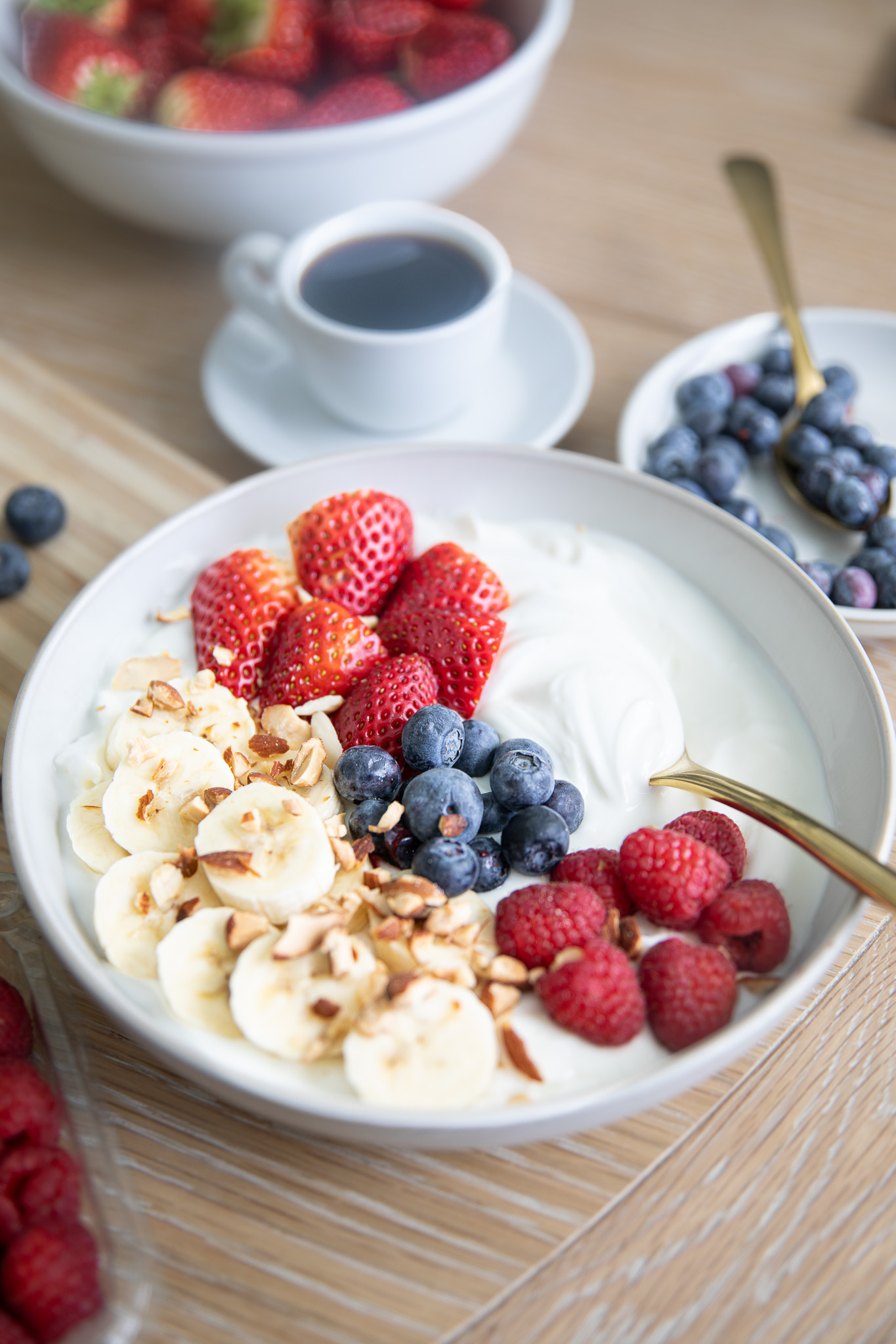 Triple Berry Greek Yogurt Breakfast Bowl