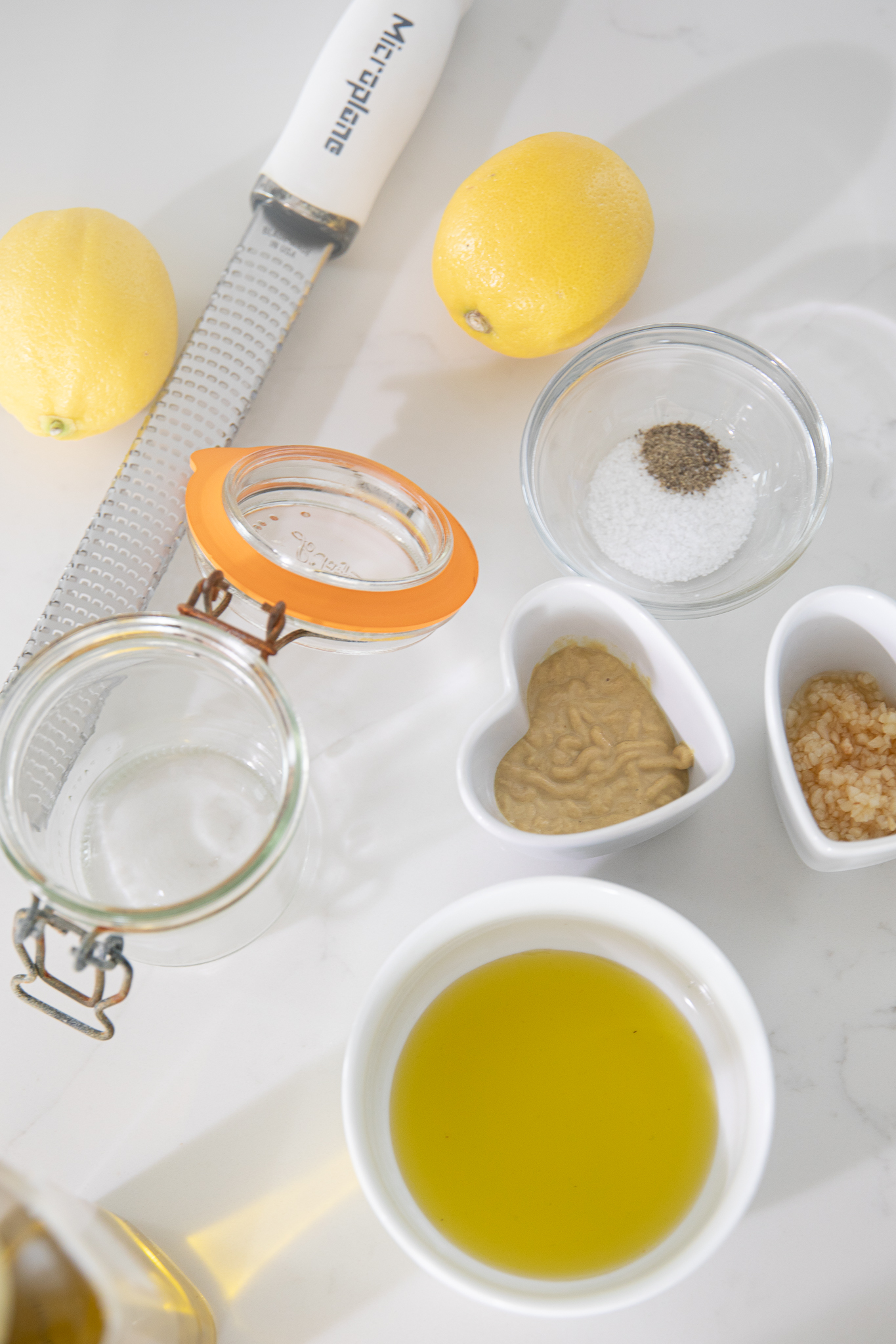 Lemon Vinaigrette ingredients 