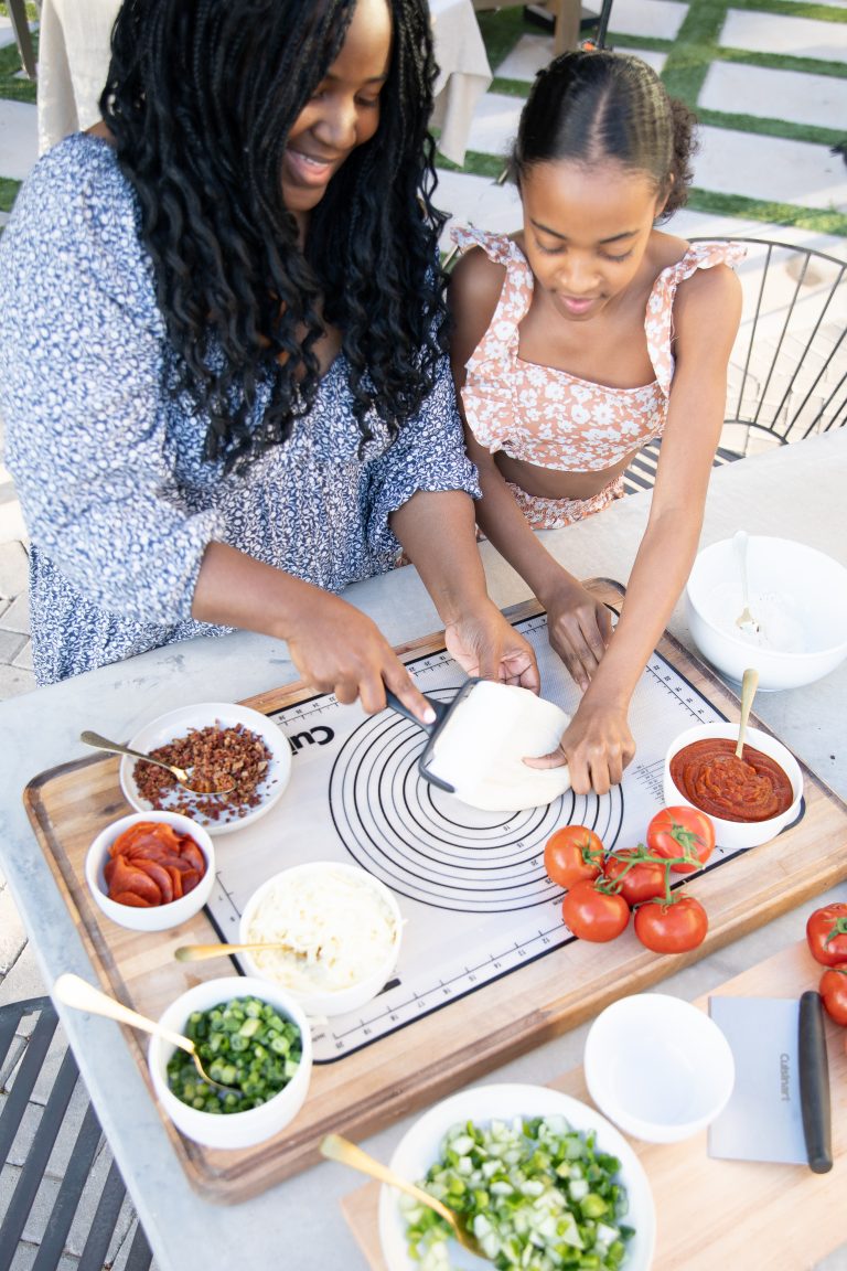 Mother Daughter pizza night