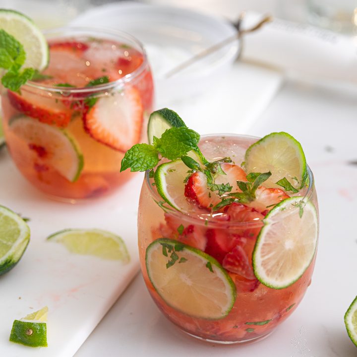 Strawberry Mojito Mocktail 