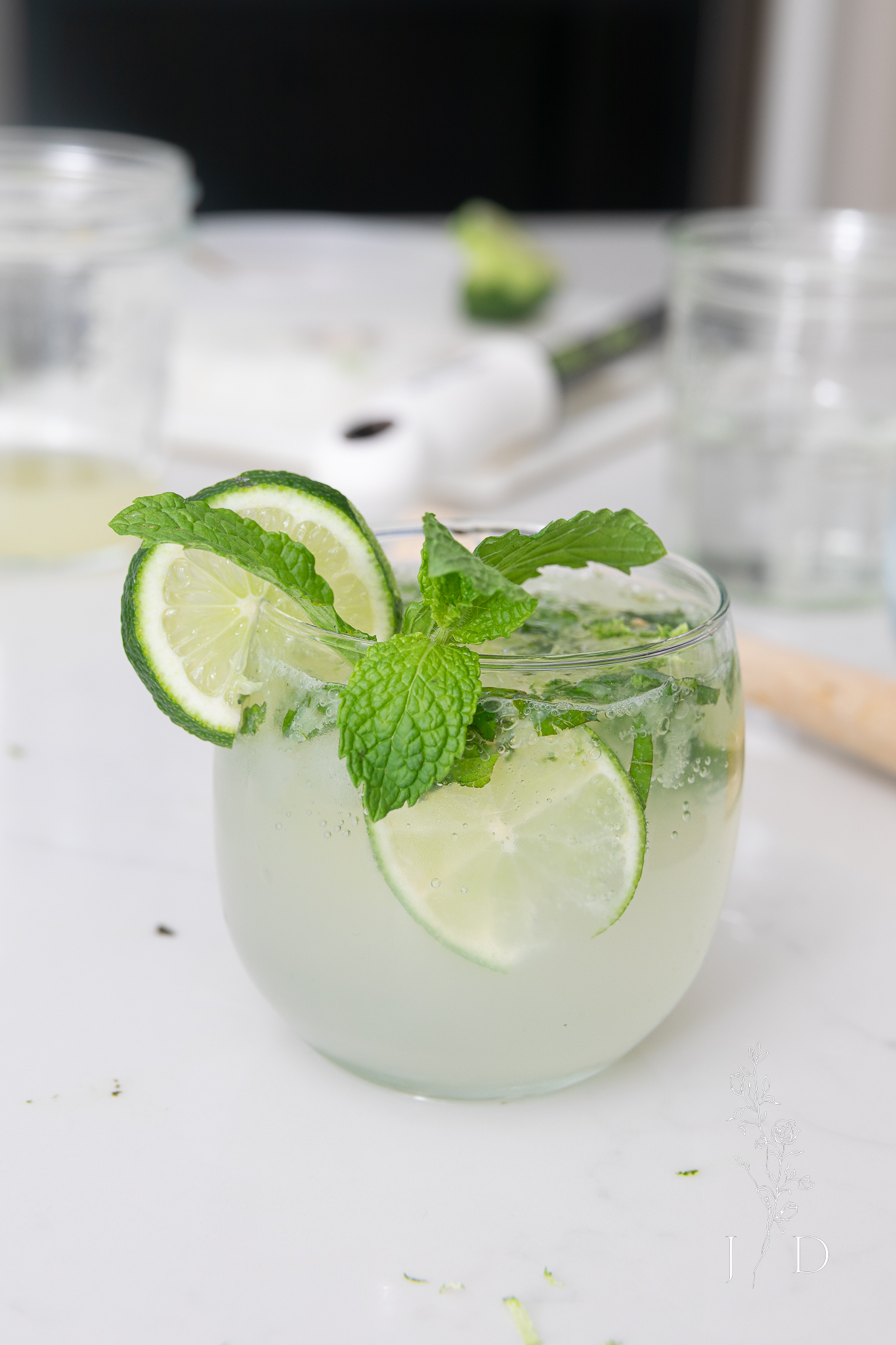 Key Lime Mojito Mocktail
