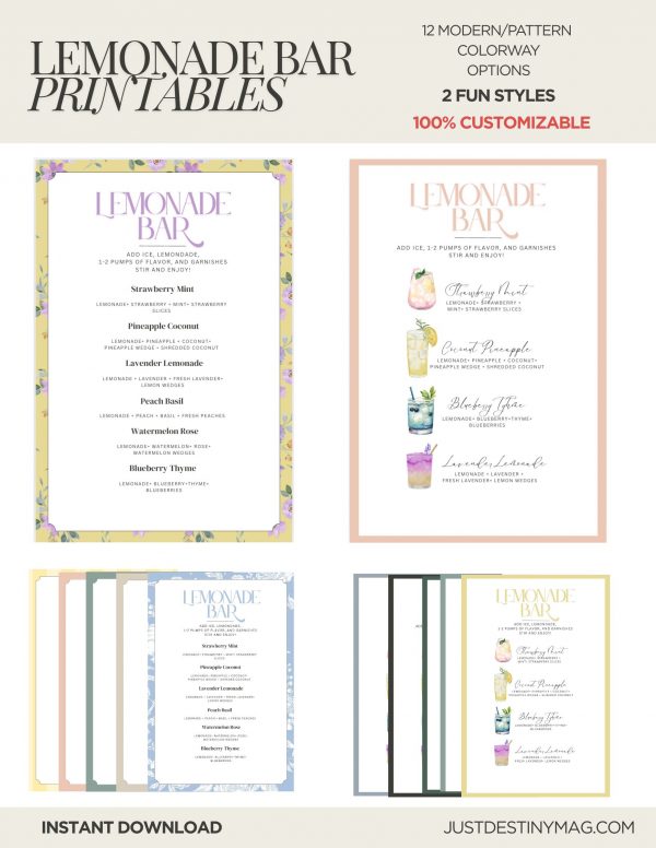Lemonade Bar Printable - Image 3