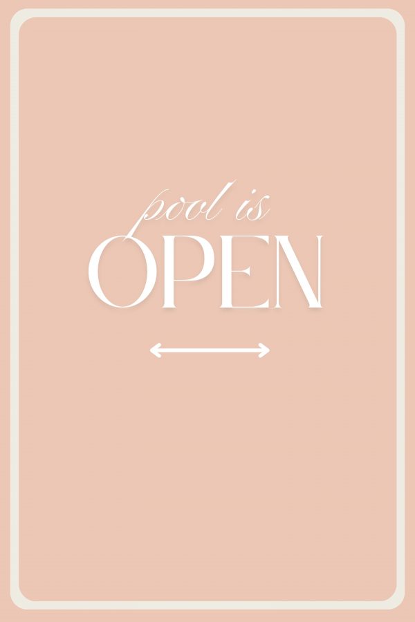 "Pool is Open" Printable - Image 2