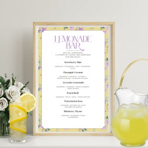 Lemonade Bar Printable