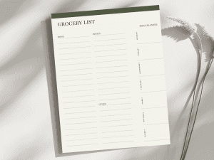 Printable Grocery List