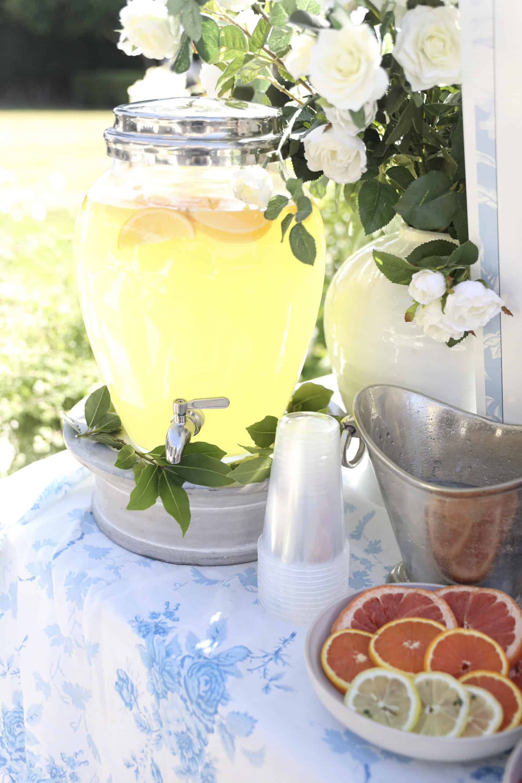 Lemonade Bar Set up