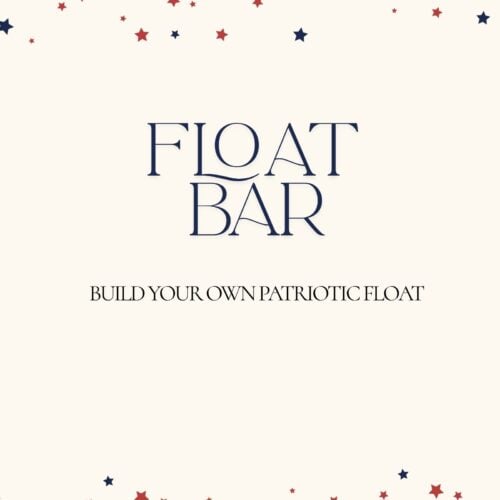 Patriotic Float Bar Menu Plus Sign